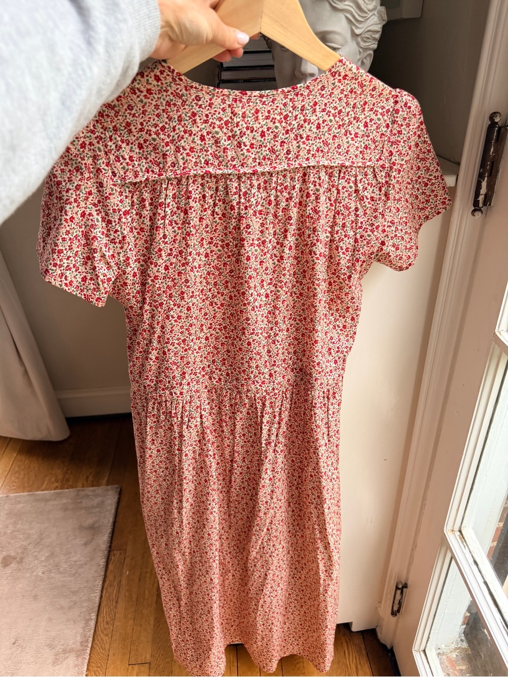 Christy Dawn Pink and Cream Floral Dress - Picture 2 of 5